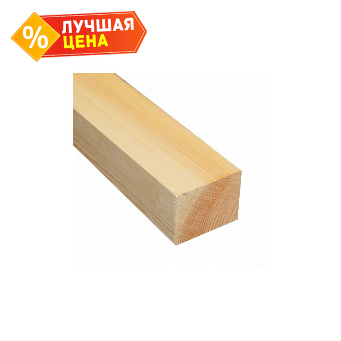 Брусок строганный сухой 40х100х6000 сорт 1